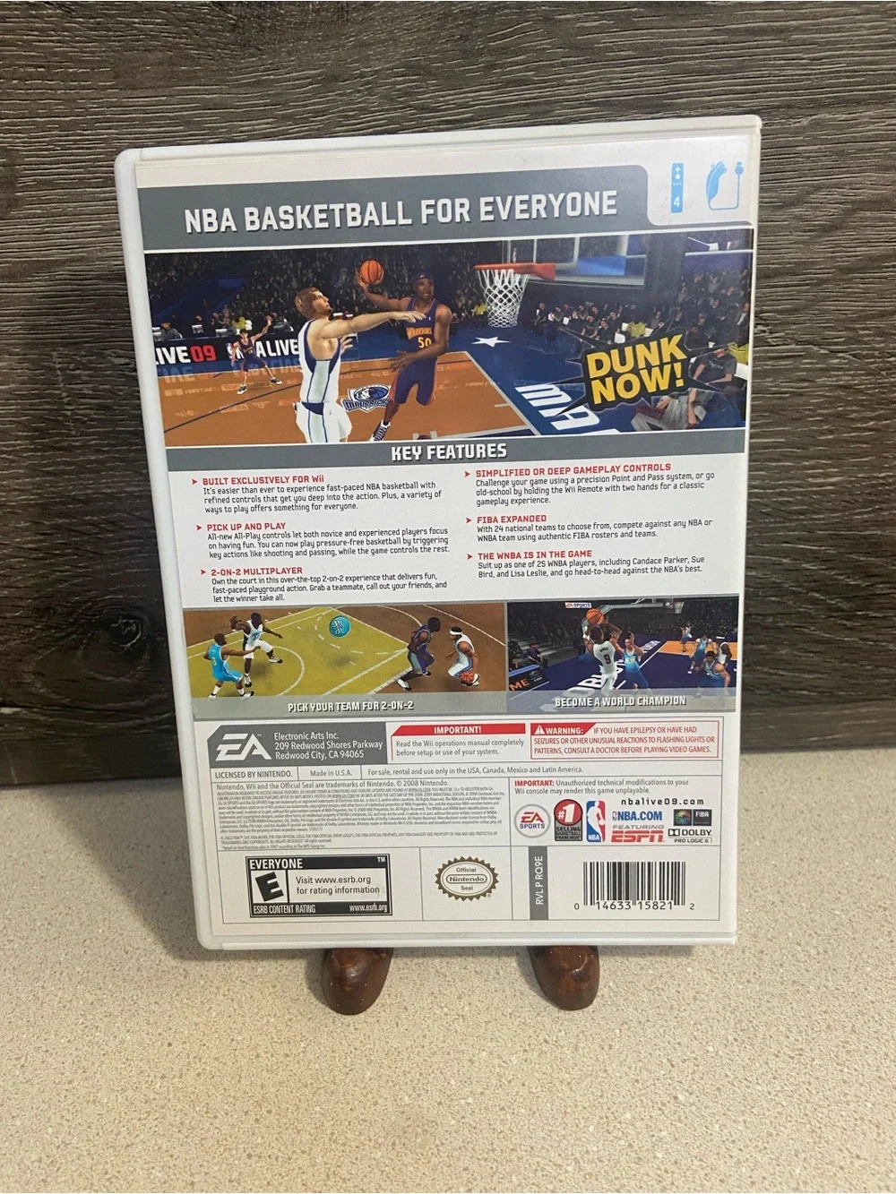 NBA Live 09 All-Play Nintendo Wii Pre Owned